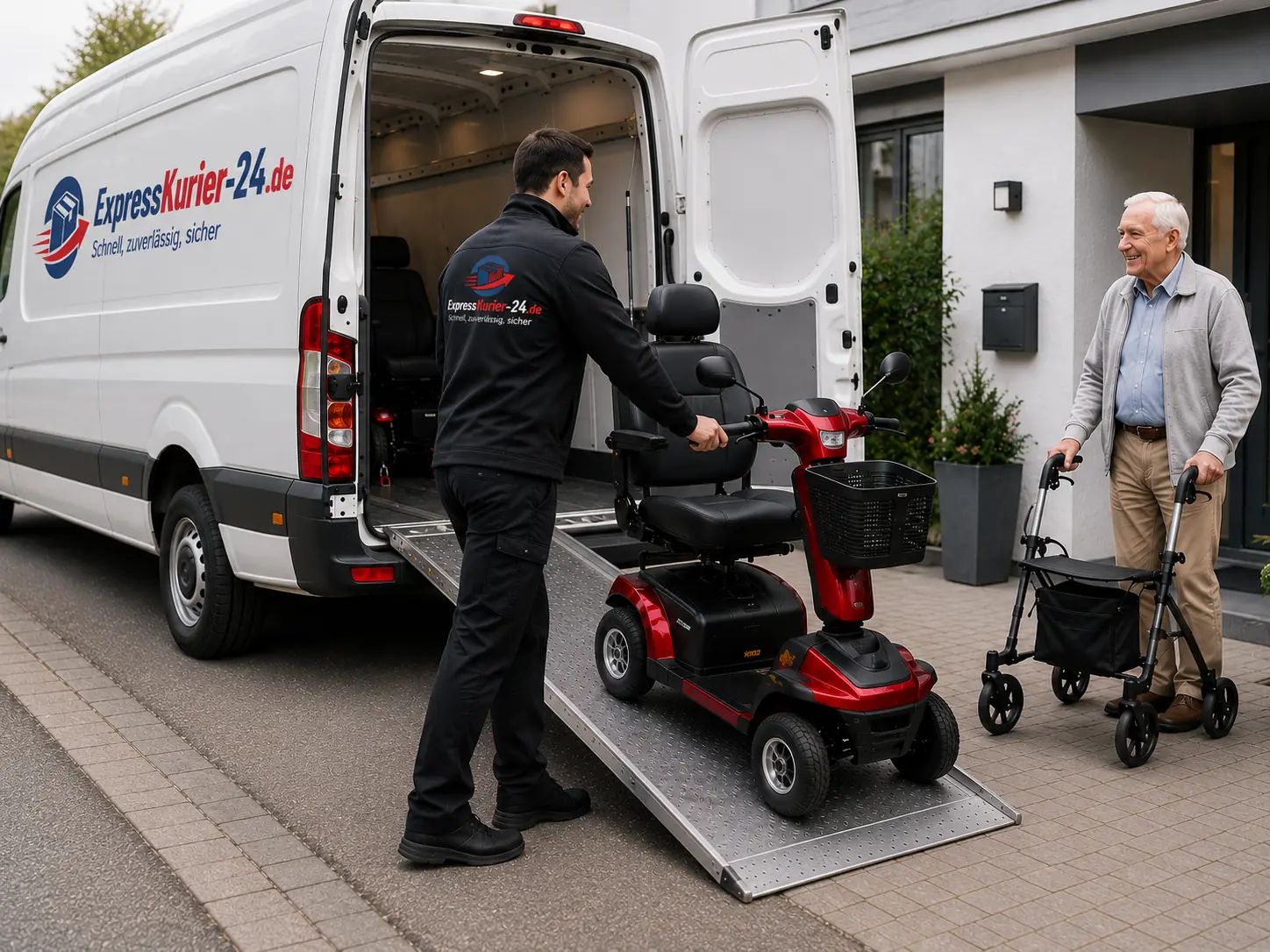 Persönliche Zustellung von Hilfsmitteln